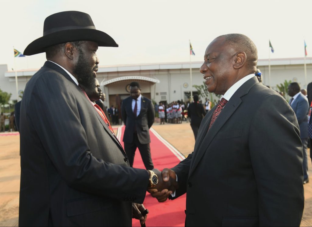 Ramaphosa holds talks with key South Sudanese actors in latest drive