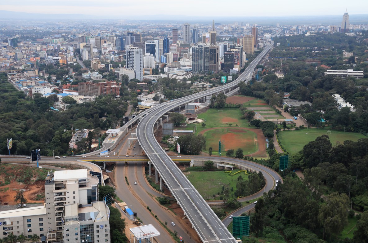 Kenya's middle-income milestone overlooked by setbacks in sustainable development - A section of the Nairobi Expressway built by China Road and Bridge Corporation in Nairobi, Kenya. (Photo: Dong Jianghui/Xinhua via AFP)