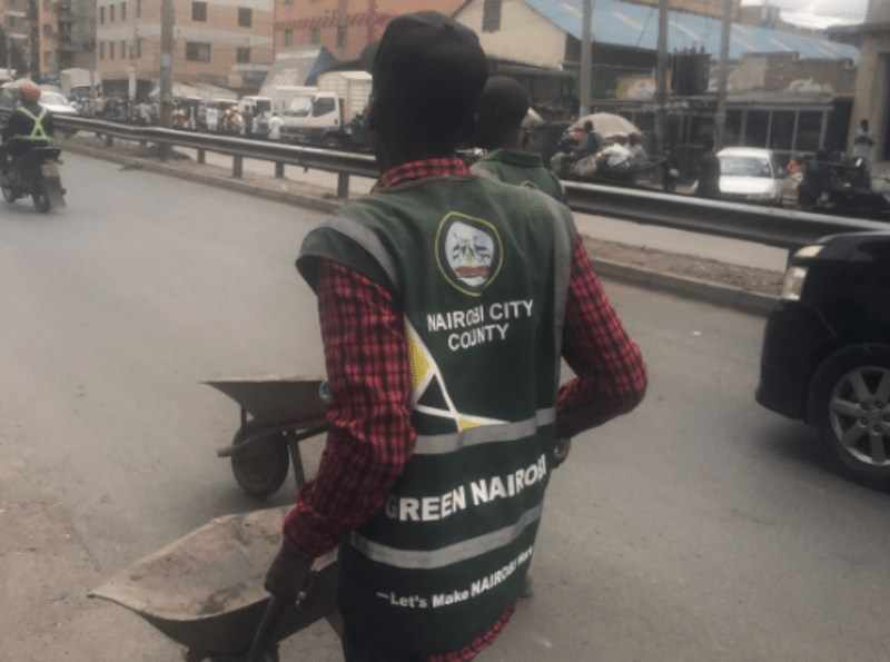 Outrage as Green Army team caught dumping garbage on Yusuf Haji Road