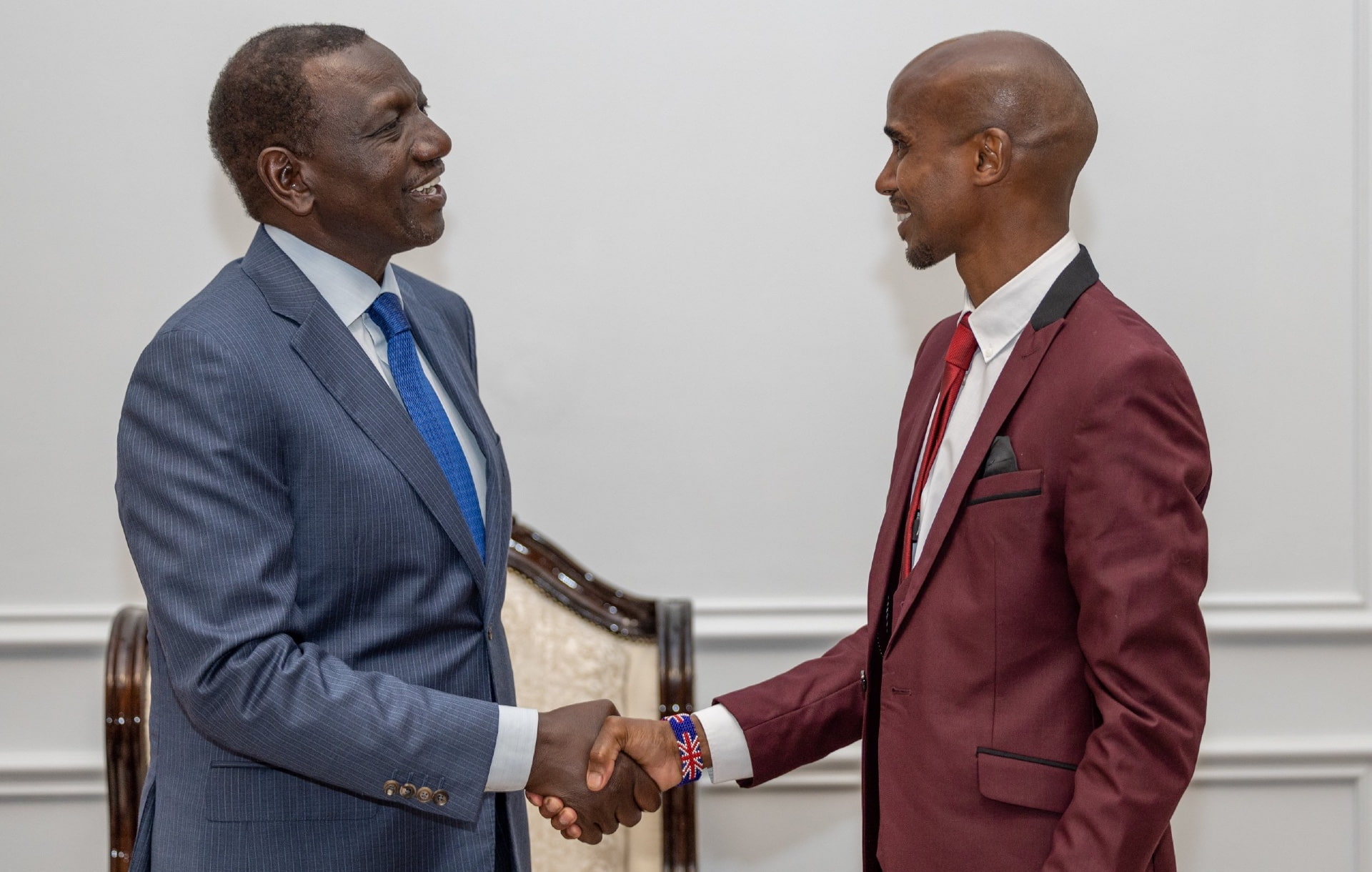 Mo Farah wraps up Kenya visit with high-level meeting at State House