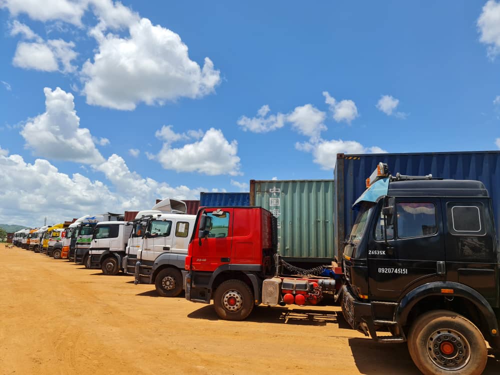 Transit goods trucks stranded in Nimule, South Sudan, over new electronic tracking fees