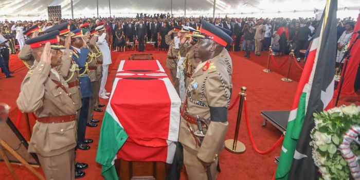 Chief of Defence Forces Francis Omondi Ogolla buried in Siaya