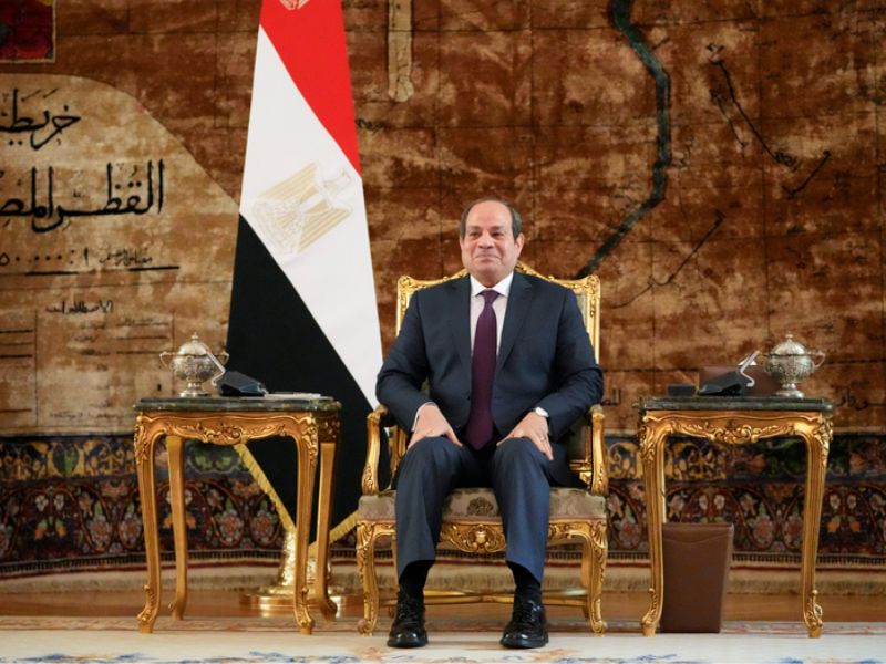 Egyptian President Abdel Fattah al-Sisi sworn in for third term