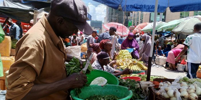 Eastleigh traders battle food waste for lack of storage equipment - Paul Ngei, who sells fruits and vegetables in Eastleigh, Nairobi. 