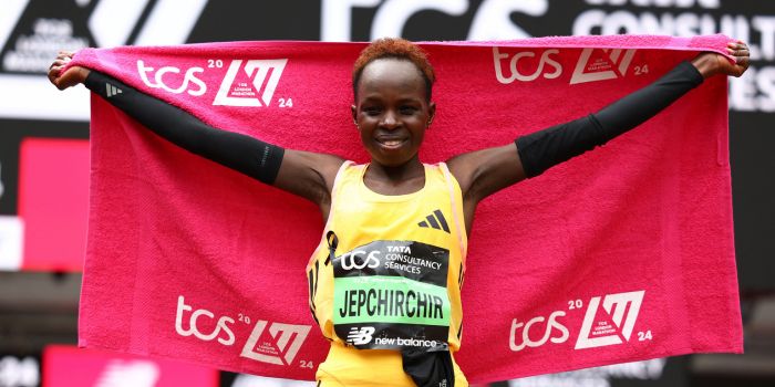 Peres Jepchirchir smashes women-only world marathon record in London