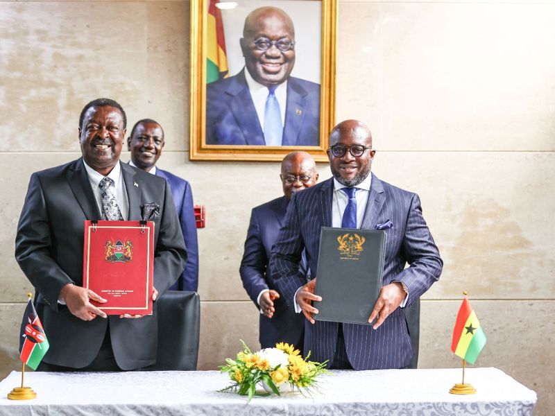 Kenya, Ghana strengthen trade and investment ties with seven MoUs