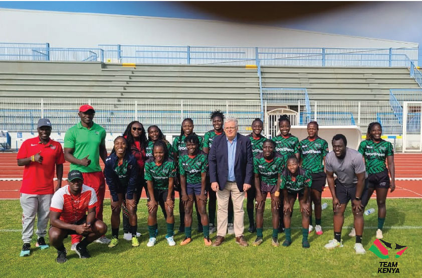 Shujaa and Kenya Lionesses set up camp in Miramas, eye Olympic and HSBC success