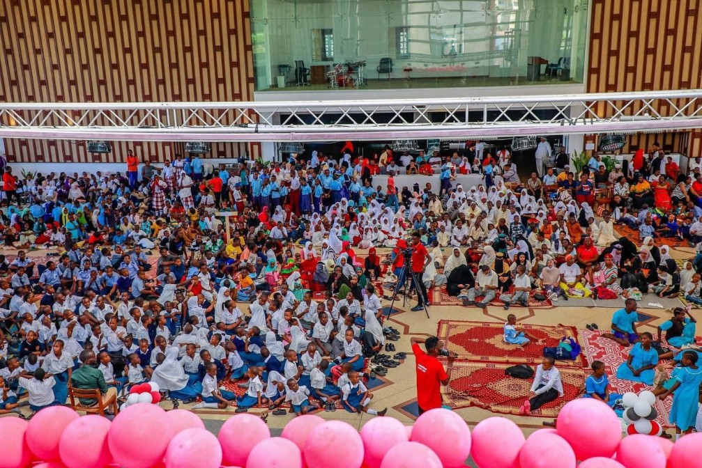 Kenya Red Cross Mombasa hosted a free luncheon on Sunday, May 26, 2024, welcoming over 1,700 individuals, including orphans, people with special needs, and homeless elders. (Photo: Farhiya Hussein) 