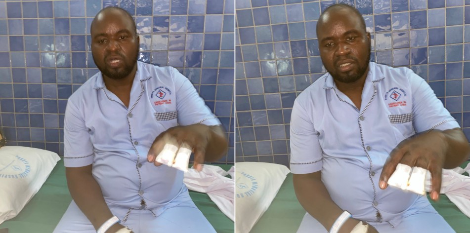 Mombasa man seeks justice after inspectorate officers allegedly cut off his 2 fingers