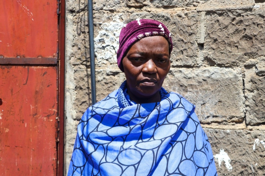 Zaitun Asman, a woman from Mombasa Ndogo in Shauri Moyo, suffers from high blood pressure. (Photo: Justine Ondieki)
