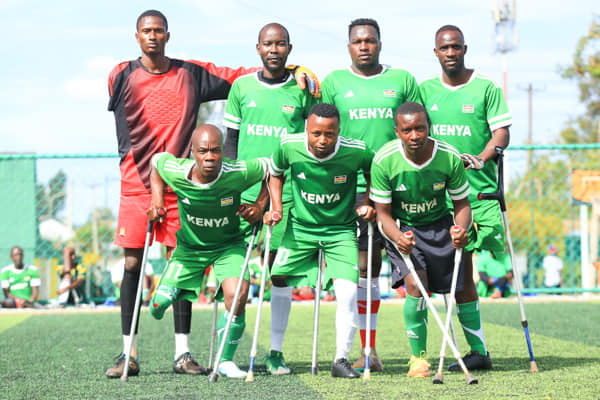 Kenya amputee football team head off to Egypt for AFCON
