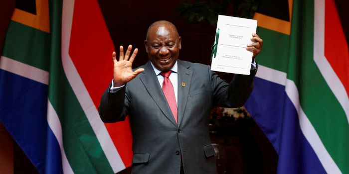 President Ramaphosa signs major health bill just before South Africa election