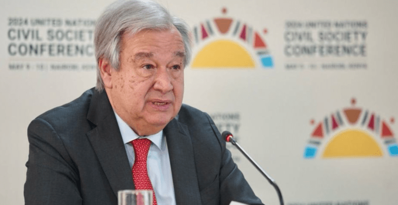 In Nairobi, Guterres reiterates appeal for end to Gaza war