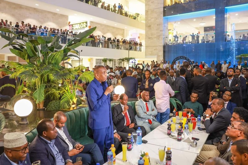 Somalia PM Hamza Abdi Barre makes landmark visit to BBS Mall