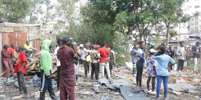 Residents of Kiambiu in Kamukunji stranded after sudden demolitions