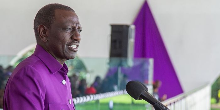 Ruto officially appoints envoys after parliamentary vetting - President William Ruto gives his speech during the national Labour Day event at the Uhuru Gardens in Nairobi on May 1, 2024. (Photo: PCS)