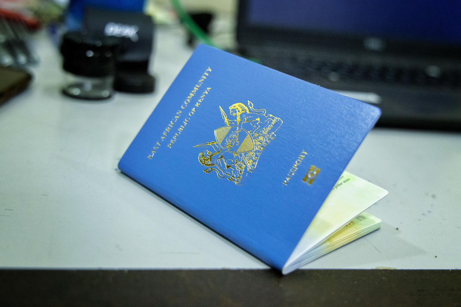 A sample passport ready for collection from the immigration offices. (Photo: Interior Ministry)