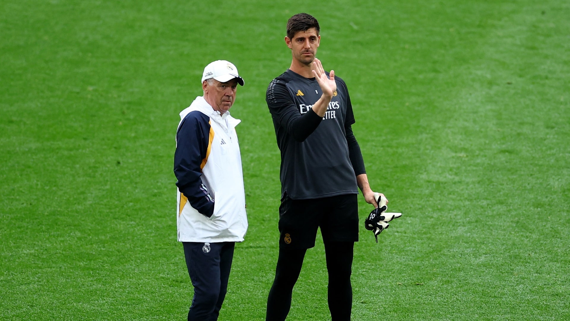 Courtois to start for Real Madrid in Champions League final, Ancelotti says
