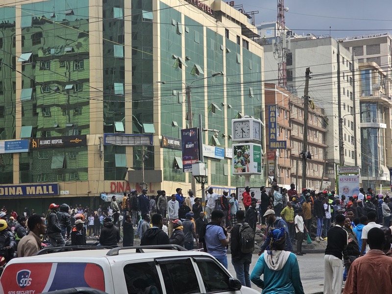 Business disrupted in Eastleigh as suspected looters storm the town