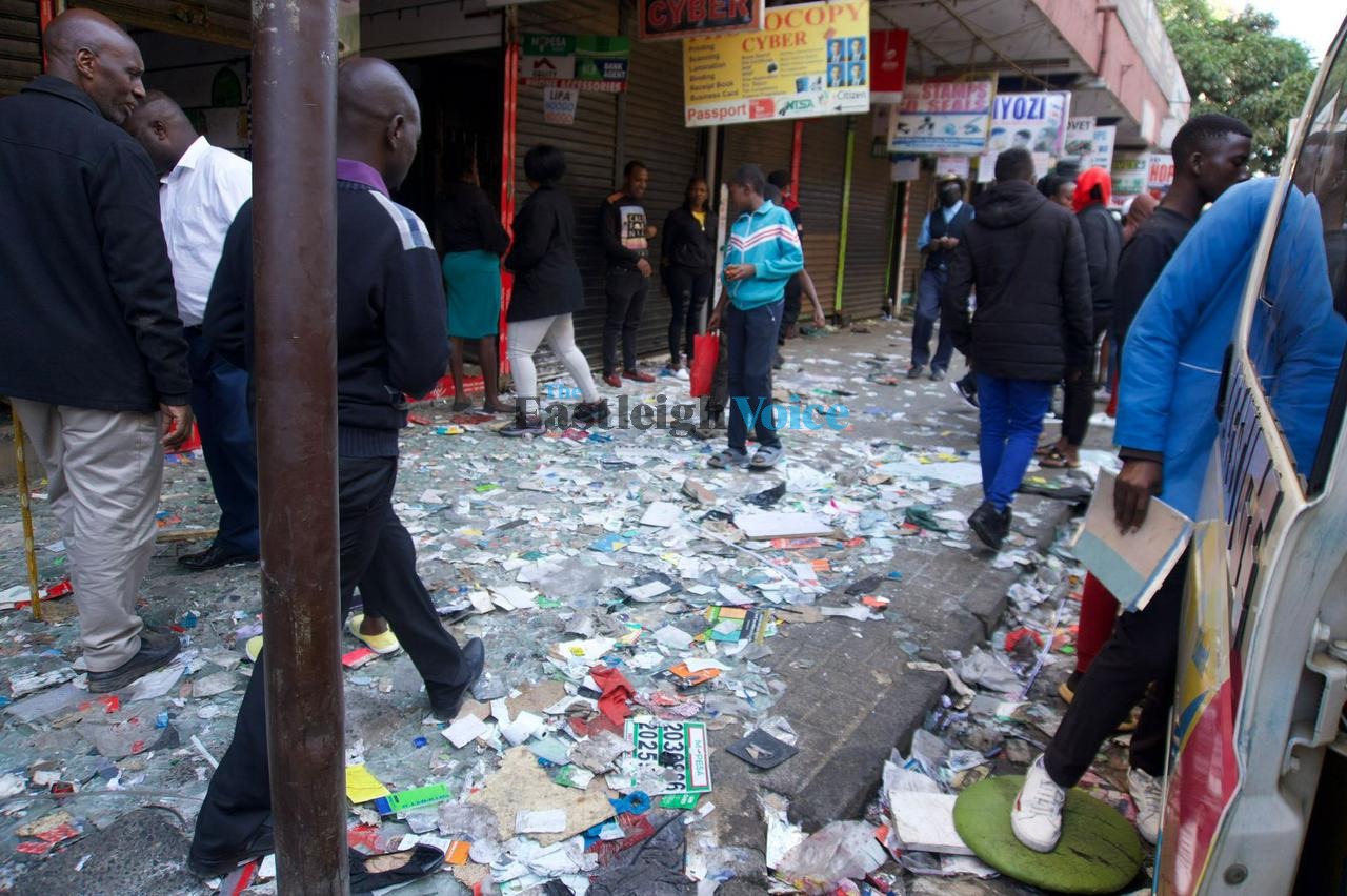 Featured image for Deadly protests leave trail of destruction in Nairobi CBD