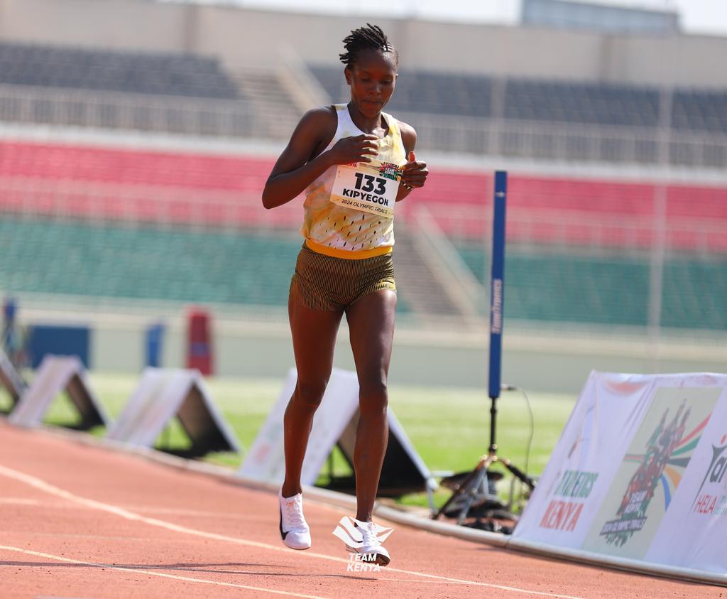 Faith Kipyegon triumphs as day one of Kenyan Olympic trials thrills