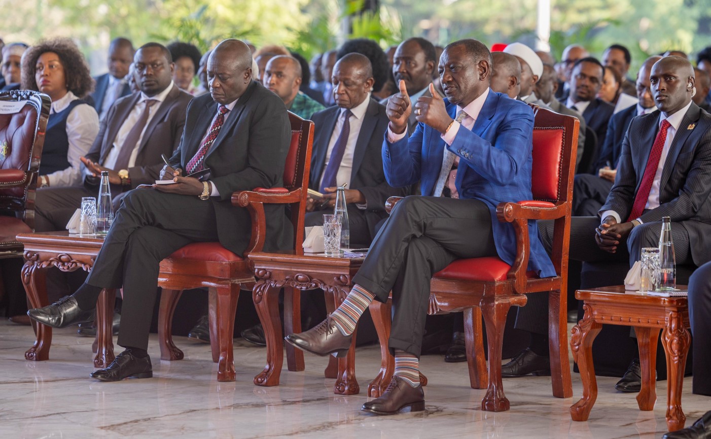Ruto differs with DP Gachagua over NIS boss Haji's incompetence and extra-judicial killings