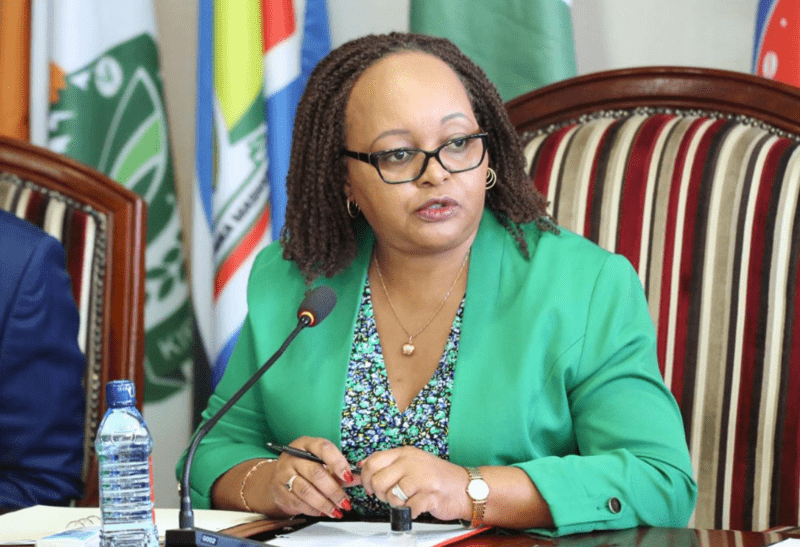 Key infrastructure projects in counties stall as governors, MPs clash over Sh10.5bn roads levy - Council of Governors Chairperson Anne Waiguru at a past meeting. (Photo: CoG)