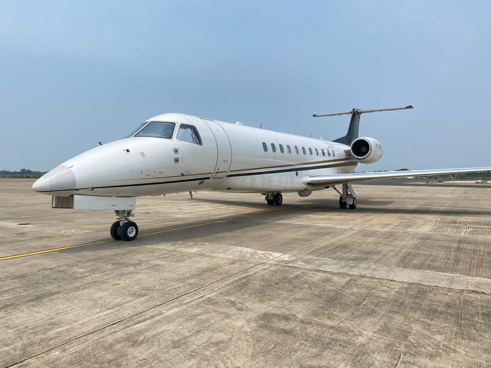 A file photo of VT-CMR Embraer Legacy 600. (Photo: Courtesy)