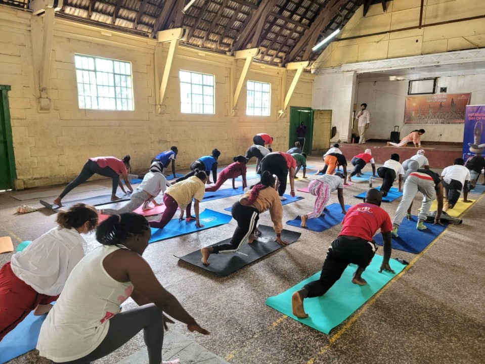 Featured image for Eastleigh, Majengo residents embrace harmony while celebrating International Yoga Day