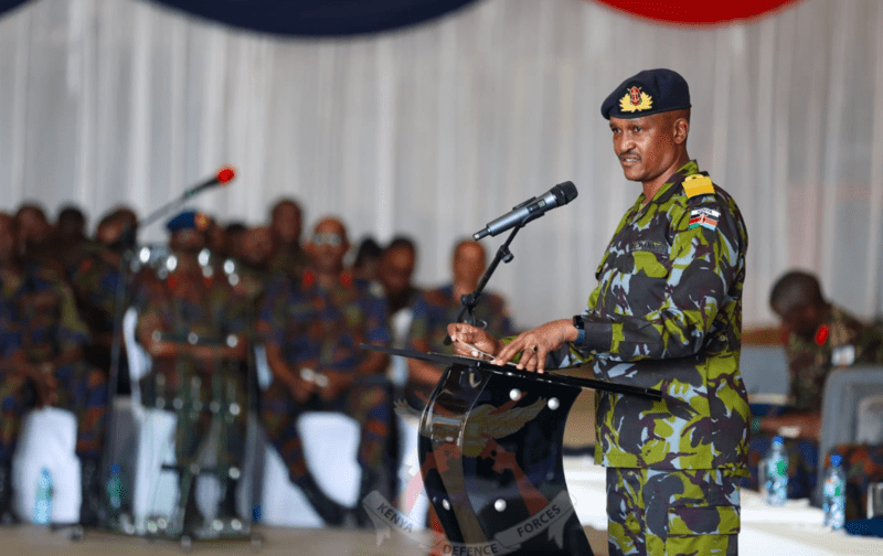 General Kahariri begins tenure with focus on soldier welfare, enhancing defence capabilities
