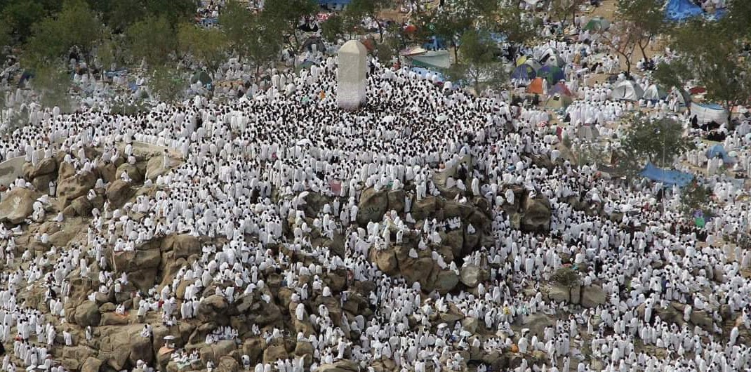 Millions of Muslims gather on Mt. Arafat for climax of annual Hajj pilgrimage