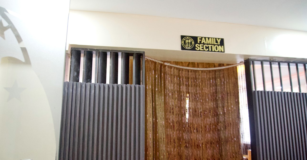 Somali restaurants uphold tradition with distinct dining for men and women - A family section at the California Food Court, a Somali restaurant on Eastleigh's Waudo Street in Kamukunji Constituency, Nairobi. (Photo: Hafsa Hassan/EV)