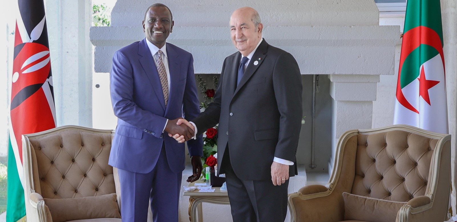 Ruto secure's Algeria's support for Raila Odinga's AUC chair bid