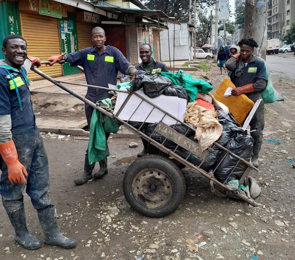 Waste collection initiative helps Majengo youth improve their livelihoods