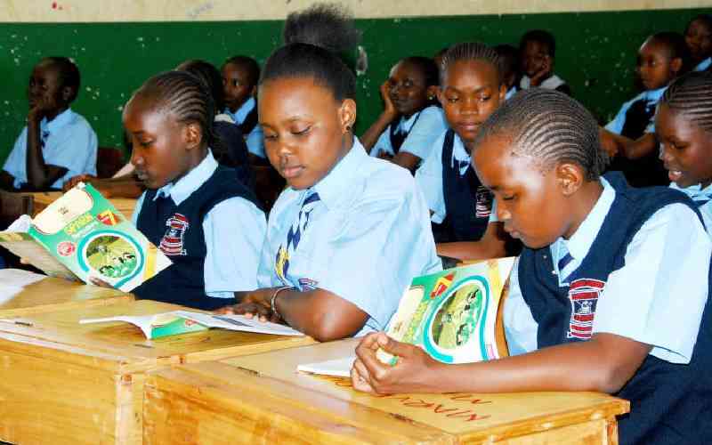 Junior Secondary School (JSS) students in class. (Photo: KICD)