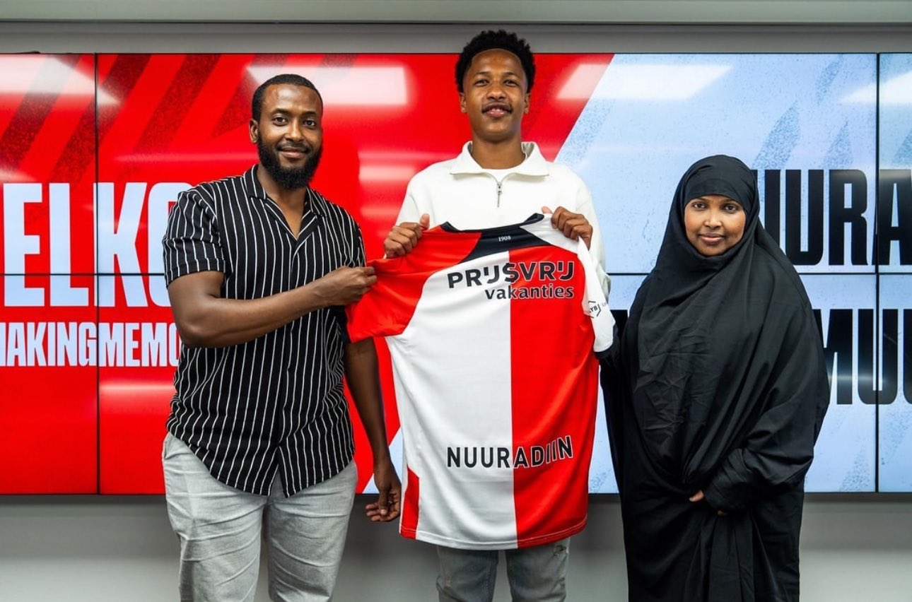 Featured image for Promising Dutch-born Somali teenager Nuuradiin Mahamuud joins Feyenoord