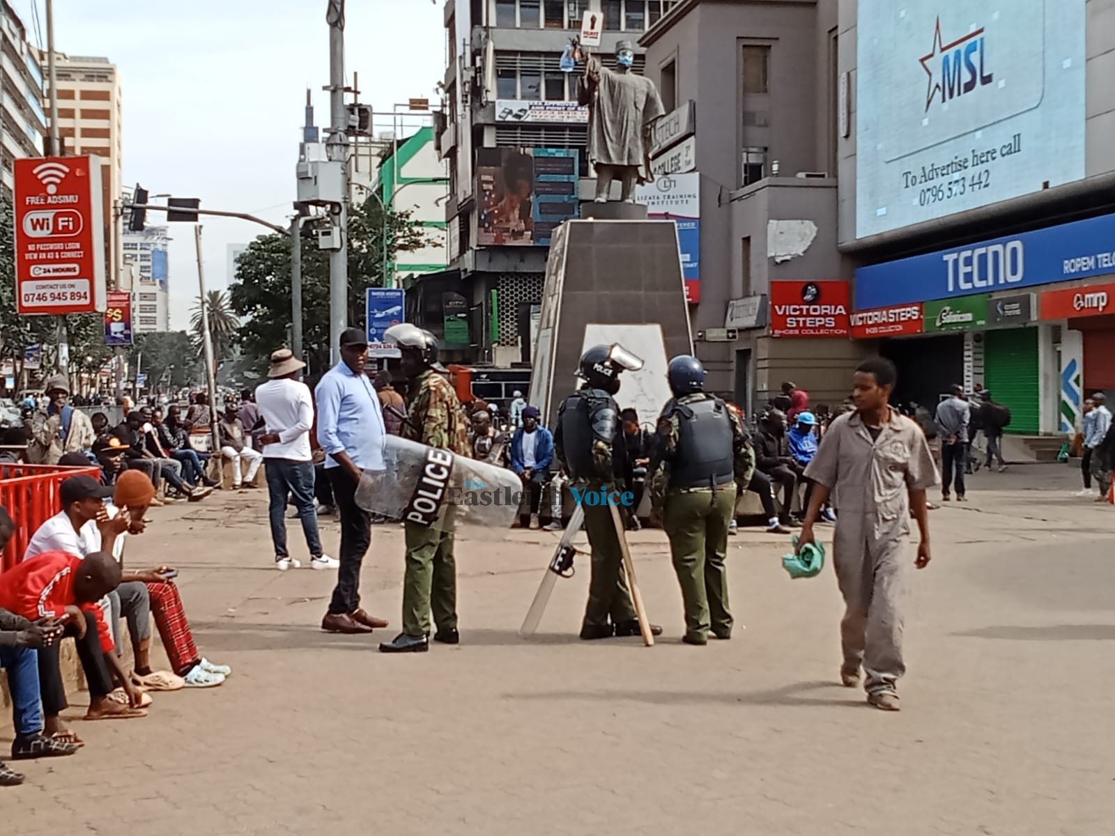Business in Nairobi CBD remain closed as Tuesday's protests commence