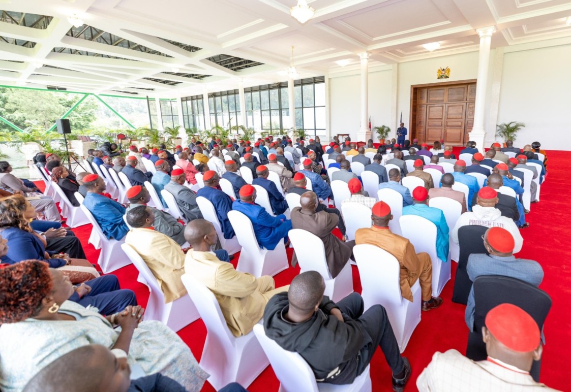 President William Ruto meets leaders of the African Independent Pentecostal Church Africa at State House Nairobi on Saturday, June 29, 2024. (Photo: PCS)