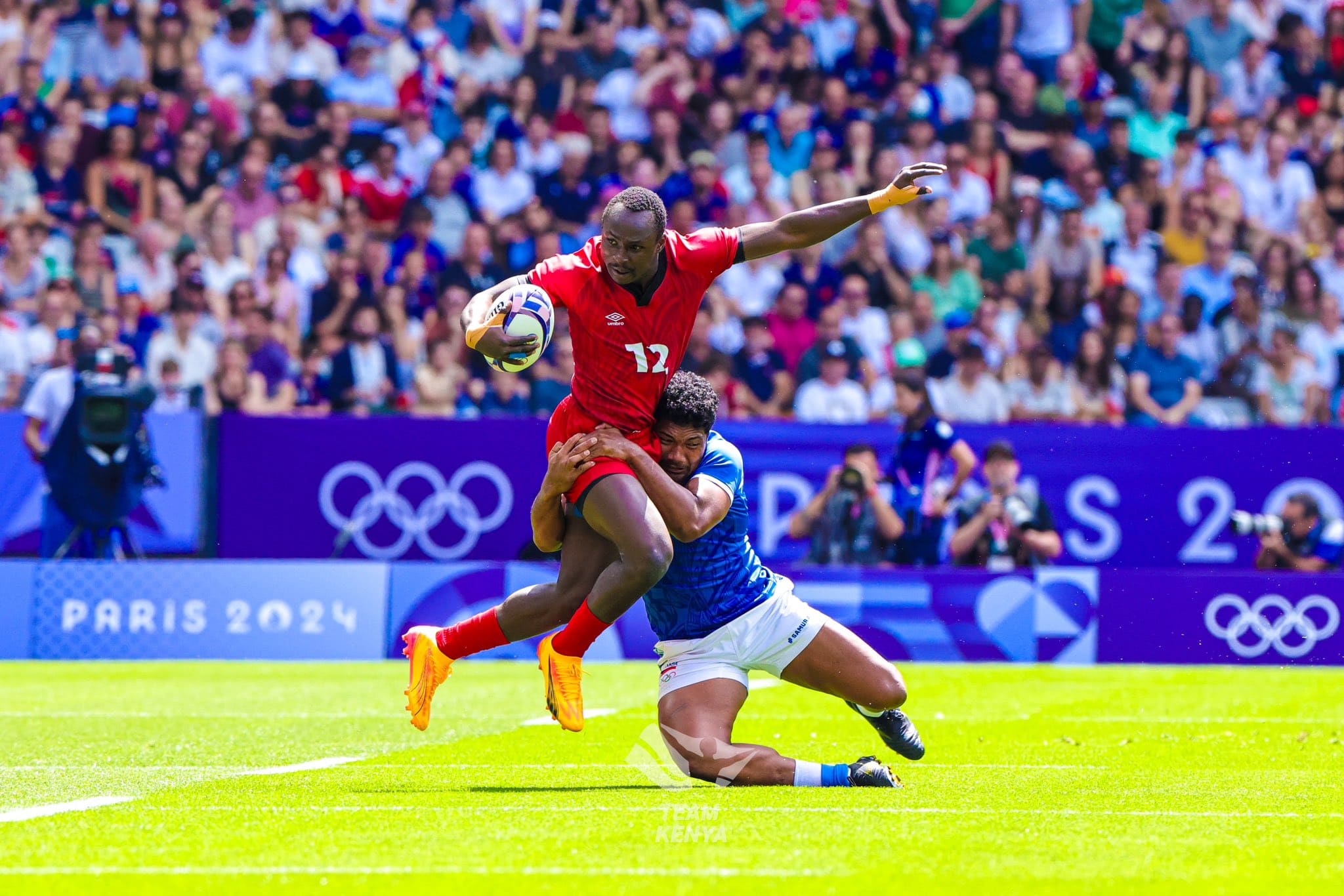 Featured image for PARIS 2024: Kenya relegated to 9th-12th play-off following heavy loss against Samoa