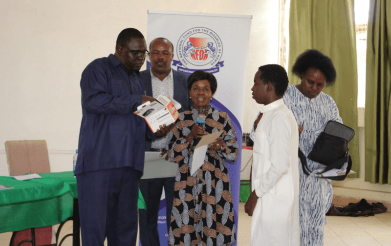 People with disabilities in Garissa receive assistive devices, business kits