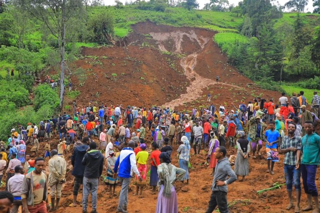 Death toll from Ethiopia landslides rises to 257, UN says