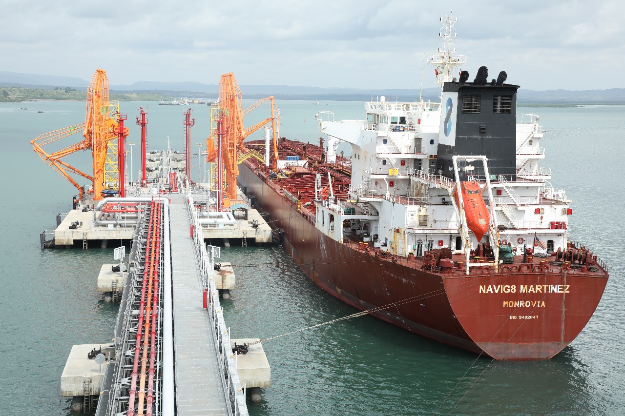 Ugandan oil consignment docks at the Port of Mombasa on July 3, 2024