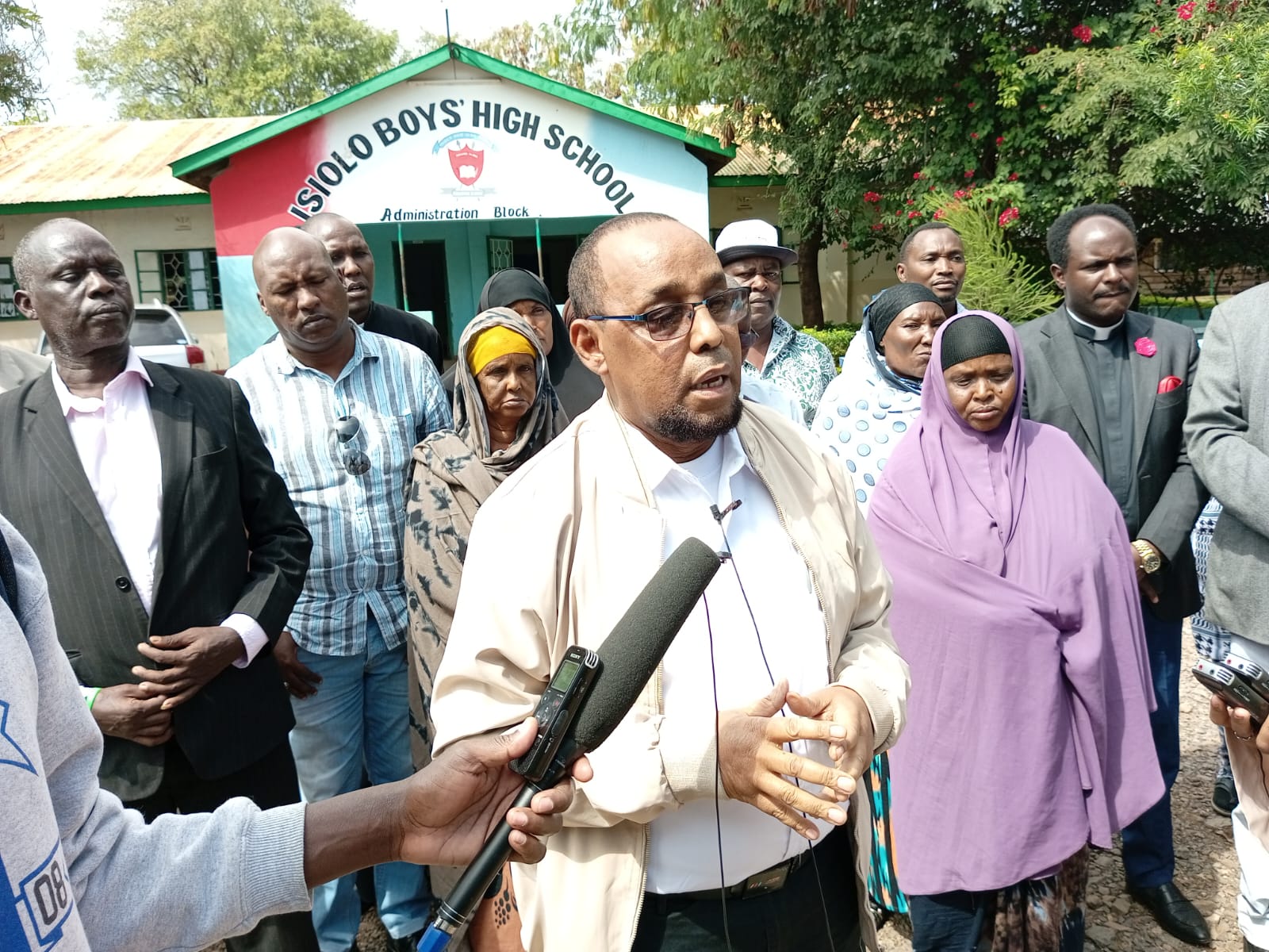 We don't want him! Parents, leaders and BOM reject new Isiolo Boys Principal