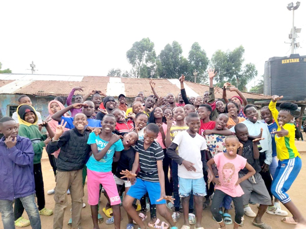 Talent centre gives hope to slum children through dance - A group photo of Mathare Kids Talent Hub members. [Photo Handout)