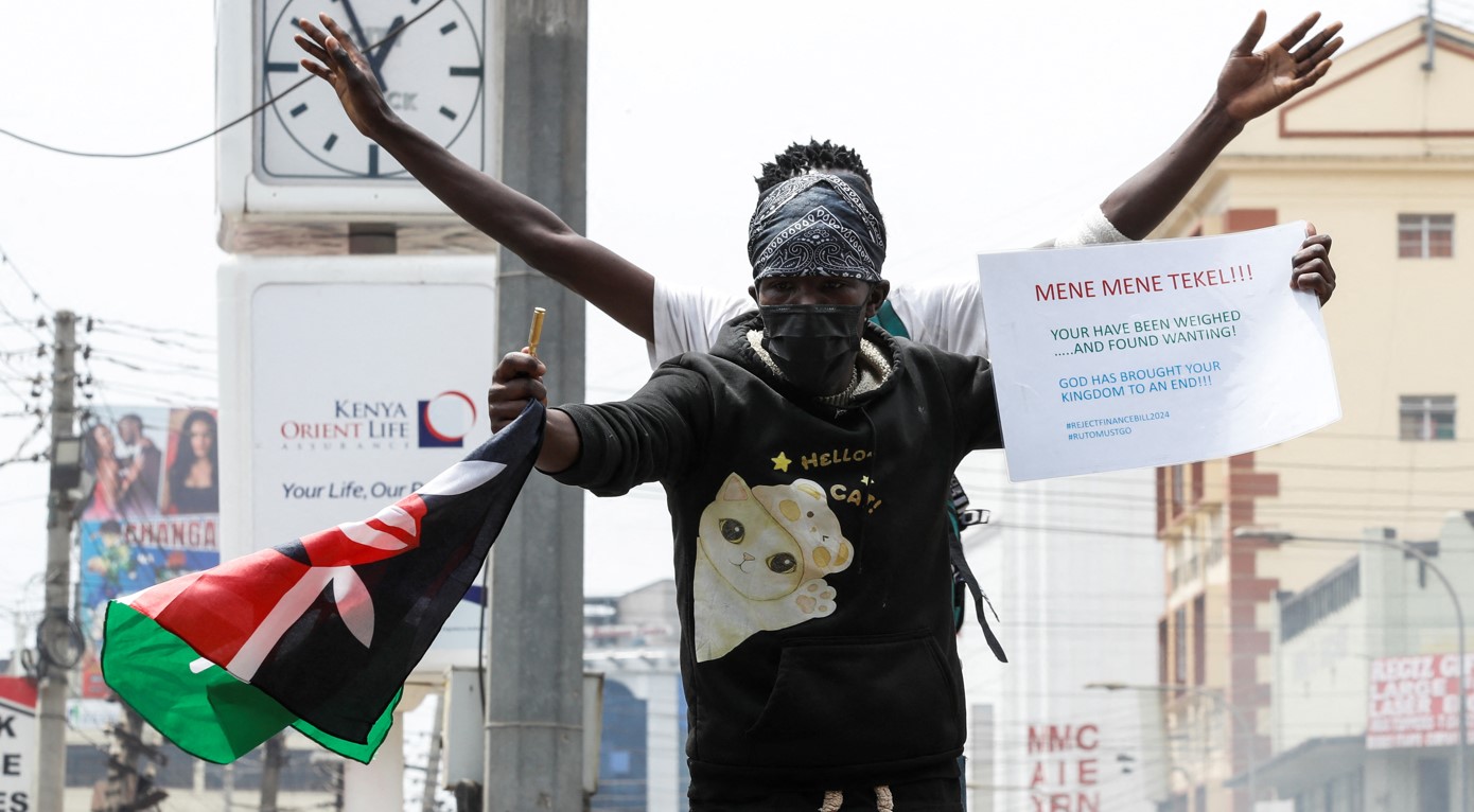 Anti-government protesters mark Saba Saba