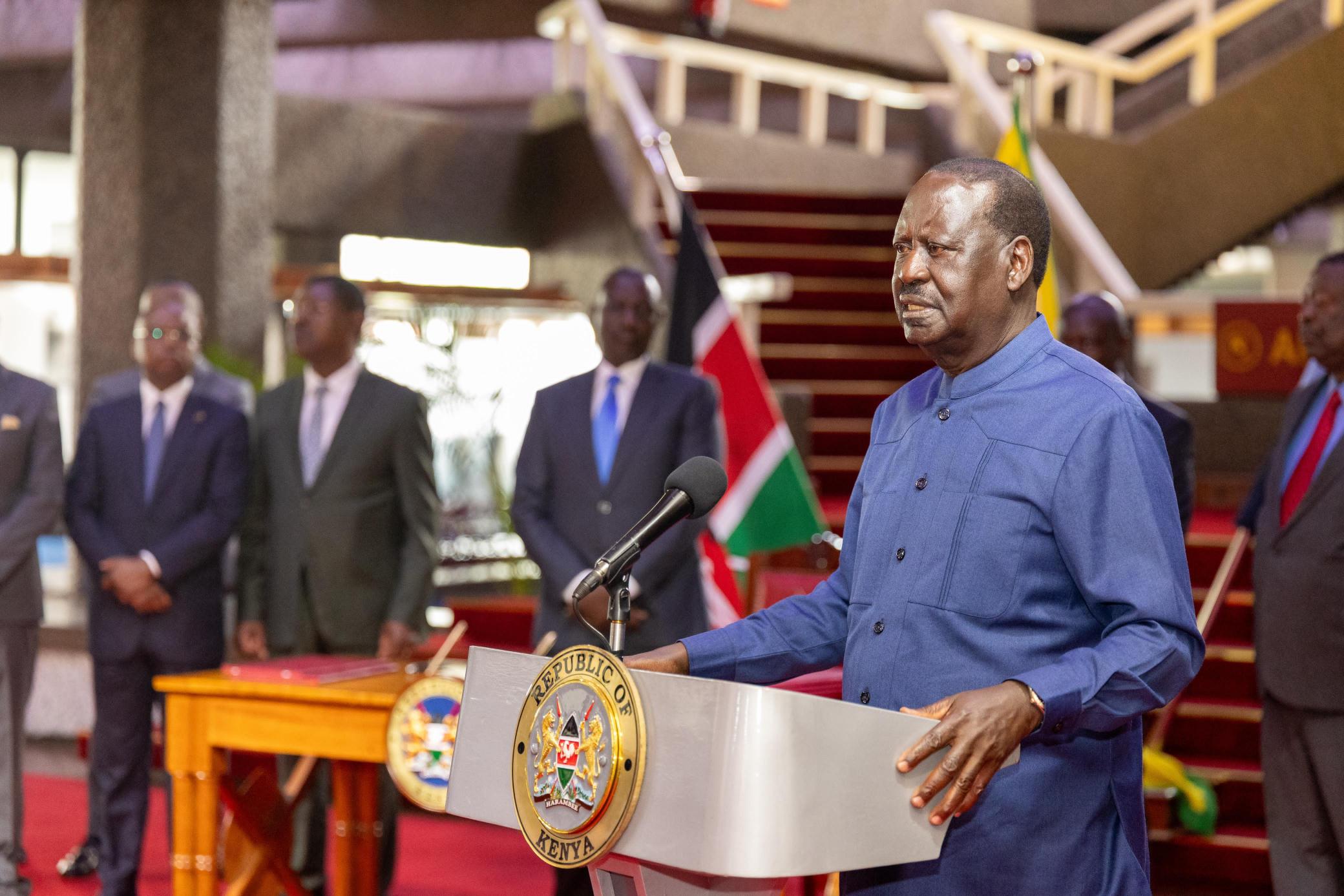 Ruto’s government officially backs Raila Odinga for African Union Commission chair