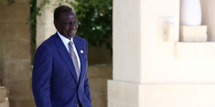 Ruto orders Treasury to review SRC's new pay raise - President William Ruto is pictured on the second day of the G7 Summit at the Borgo Egnazia resort in Savelletri, Italy, on June 14, 2024. (Photo: REUTERS/Guglielmo Mangiapane)