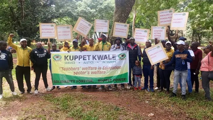 Kwale teachers protest over unmet CBA promises, demand pay hike and better conditions