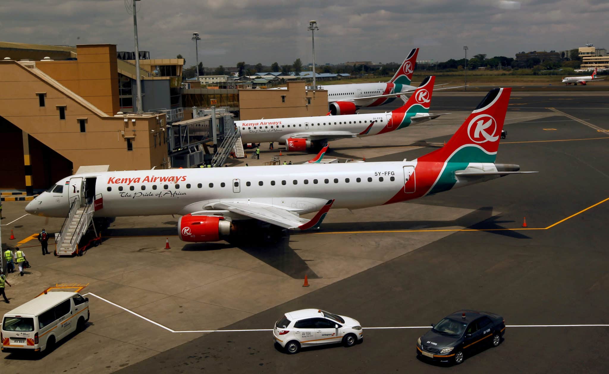 Kenya Airways launches direct flights to London's Gatwick Airport - Kenya Airways planes at the Jomo Kenyatta International Airport in Nairobi. (Photo: Reuters)