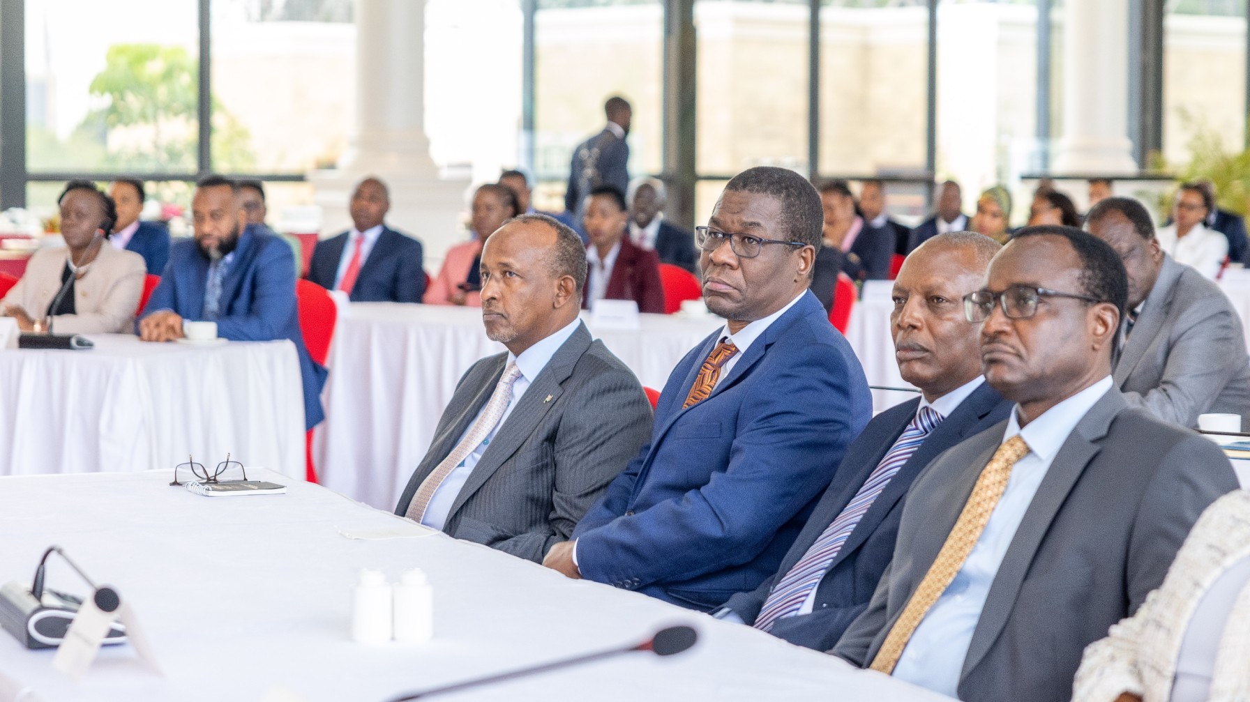 Cabinet Secretaries attend the two-day induction workshop at State House, Nairobi, on Monday, August 12, 2024. (Photo: PCS)